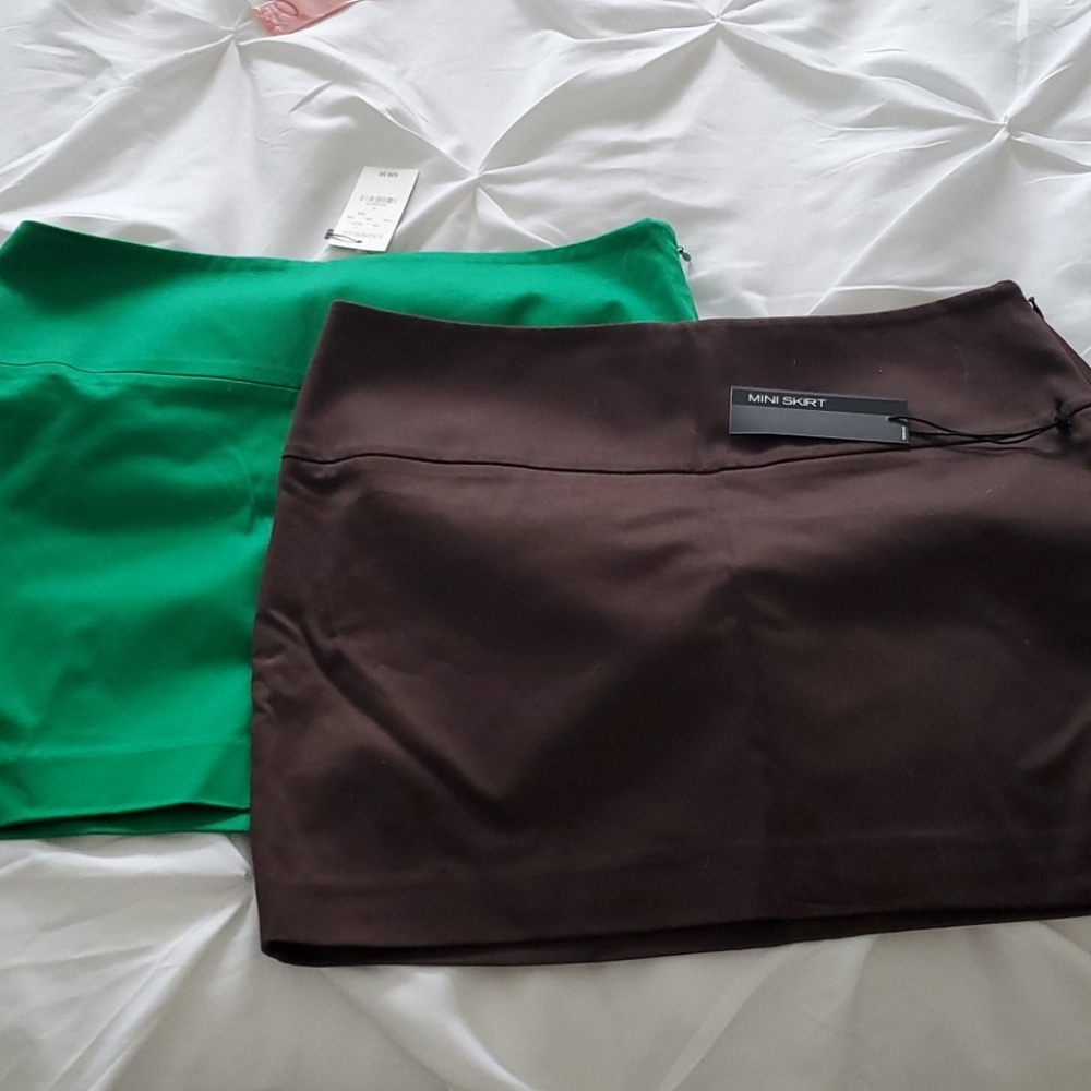 Express mini skirt set NWT size 6